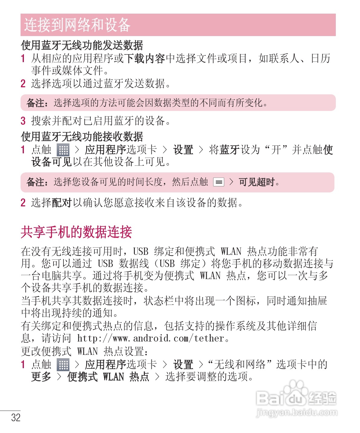 LG E975手机使用说明书:[14]
