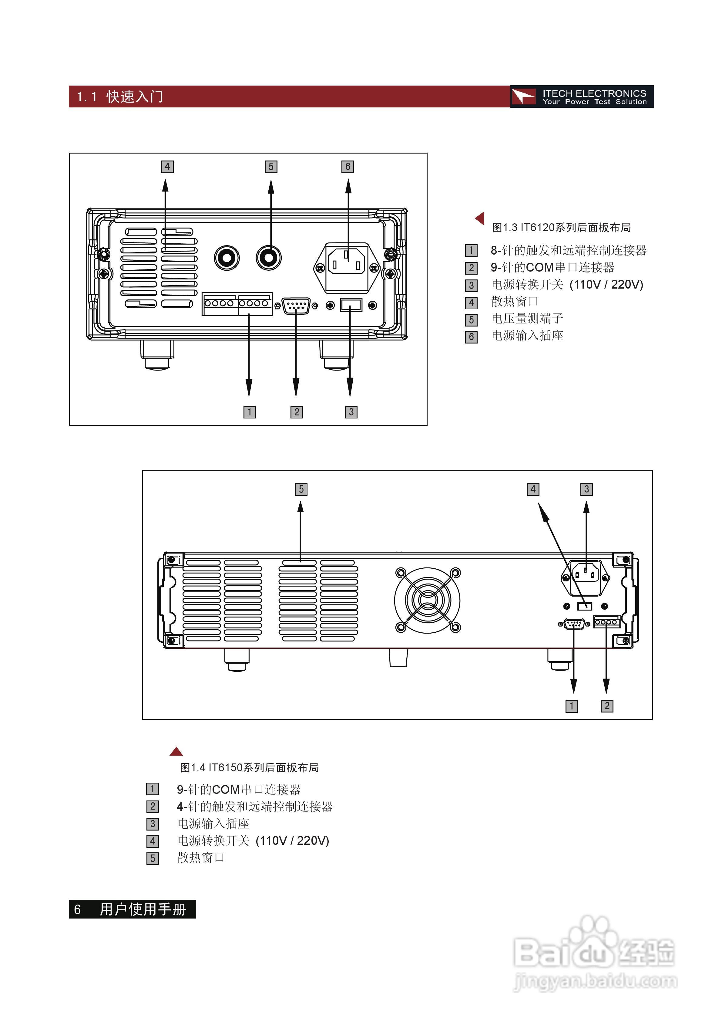 IT6120/50 系列电源用户使用手册:[1]