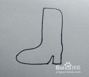 简笔画：靴子（简单易学）