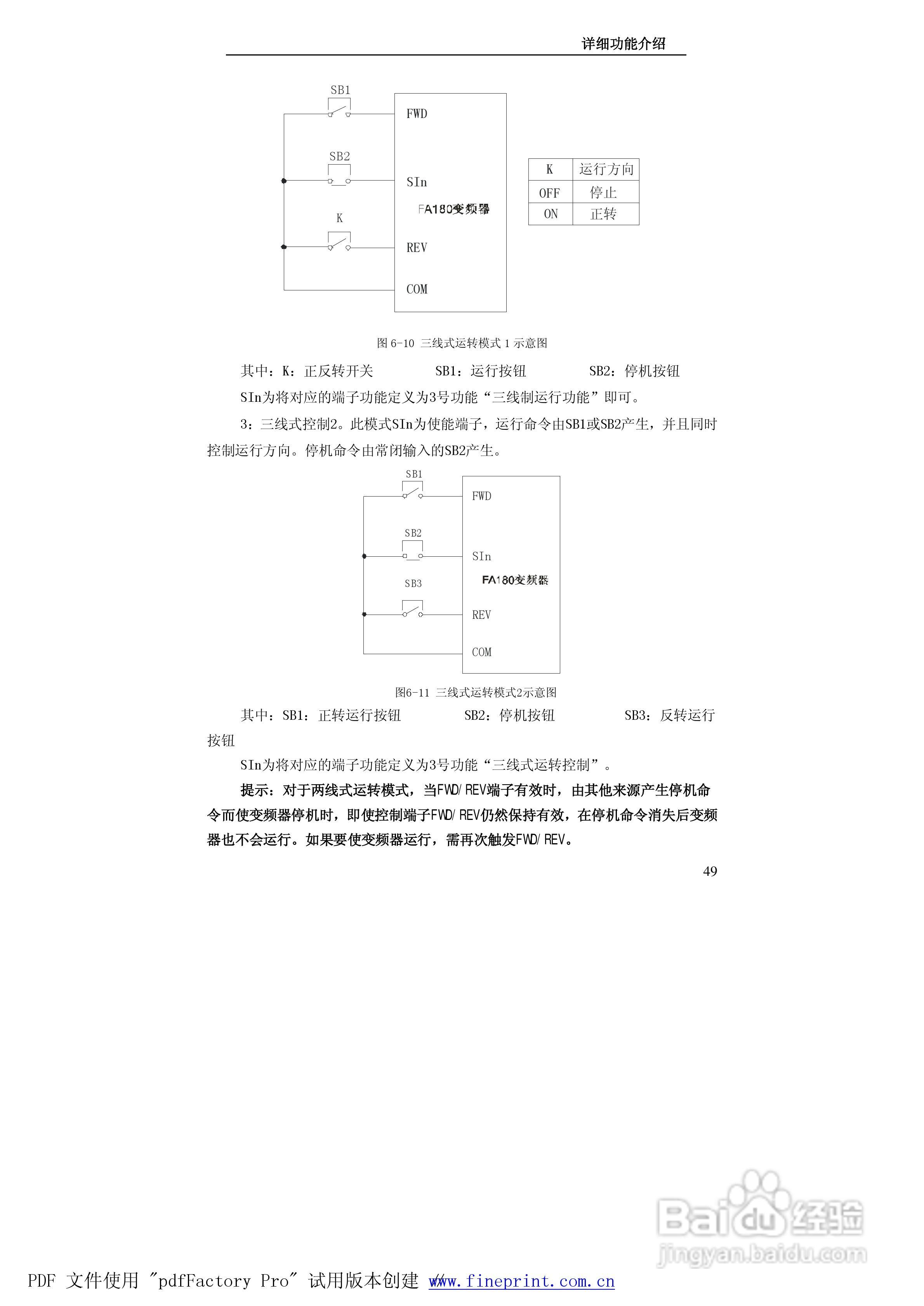 贝士德FA180-400T4变频器使用说明书:[6]