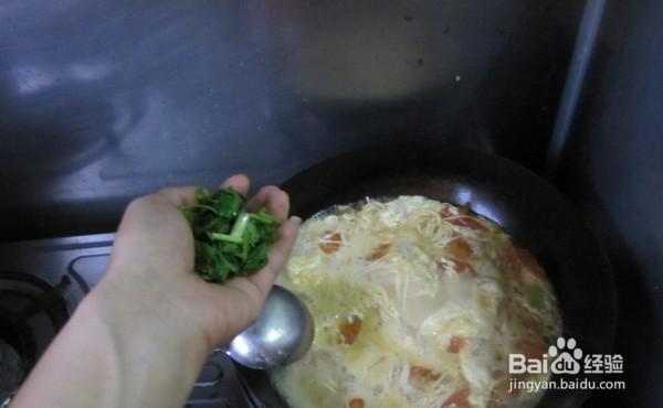 如何做馋嘴的鸡蛋西红柿热汤面