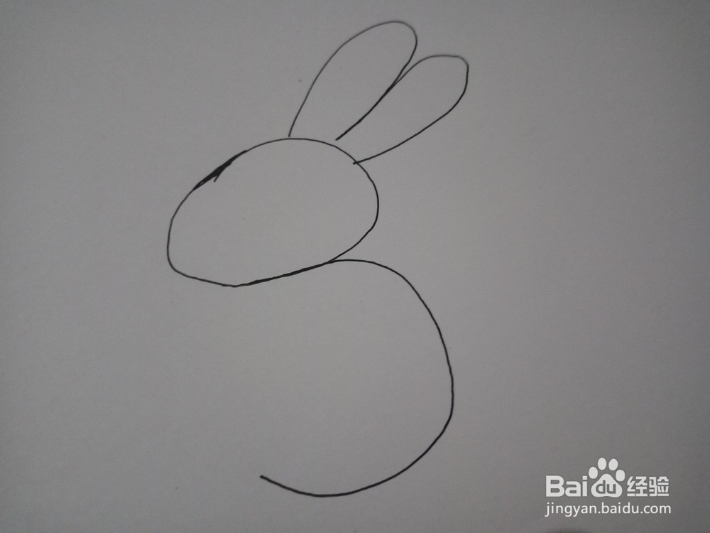 趣味画--用2个数字3来画兔子