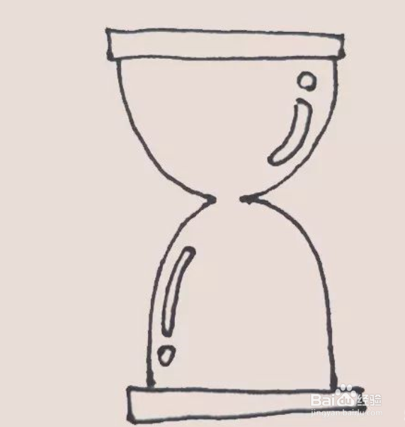如何画一个沙漏