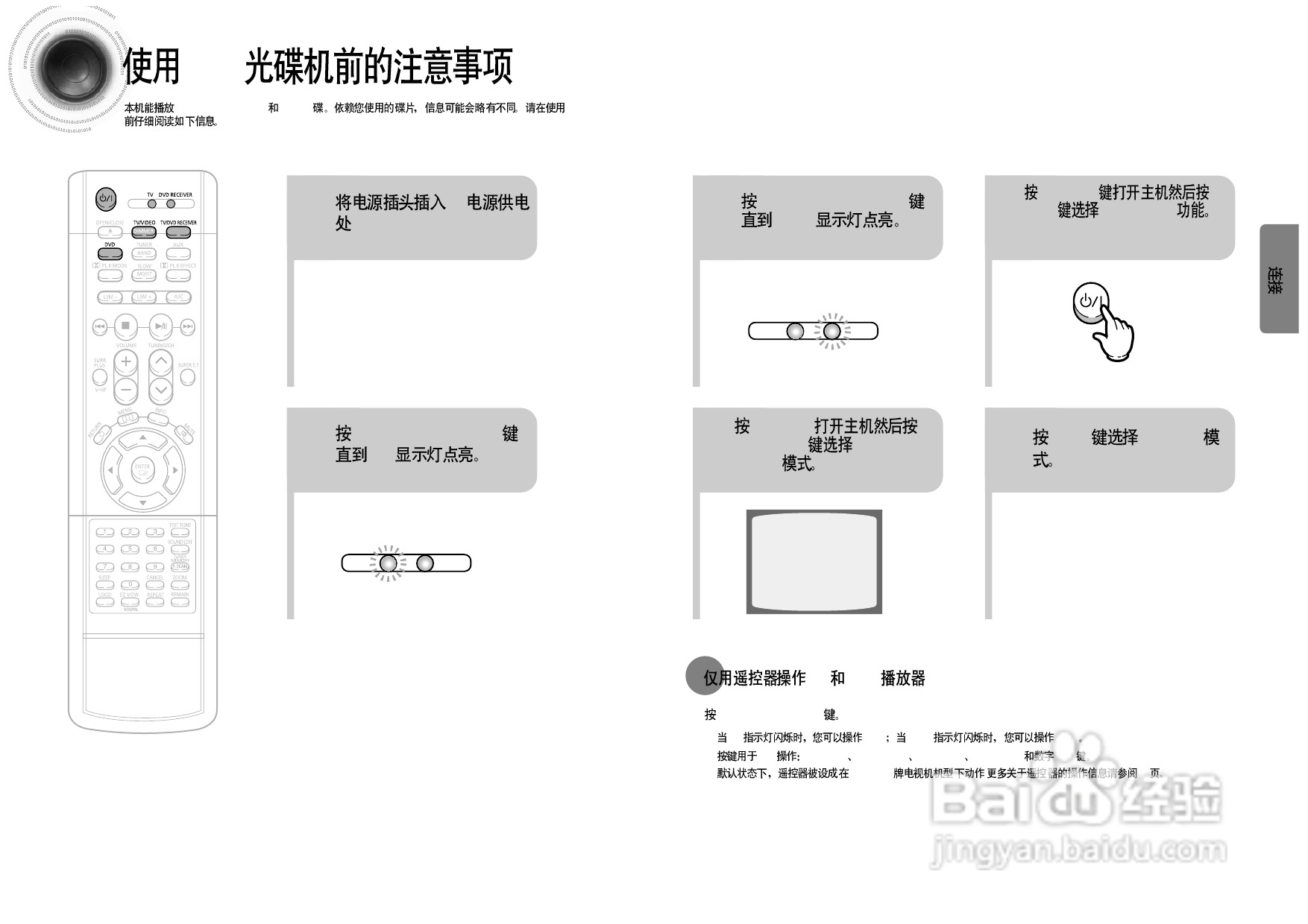 三星HT-DS960家庭影院使用说明书:[1]