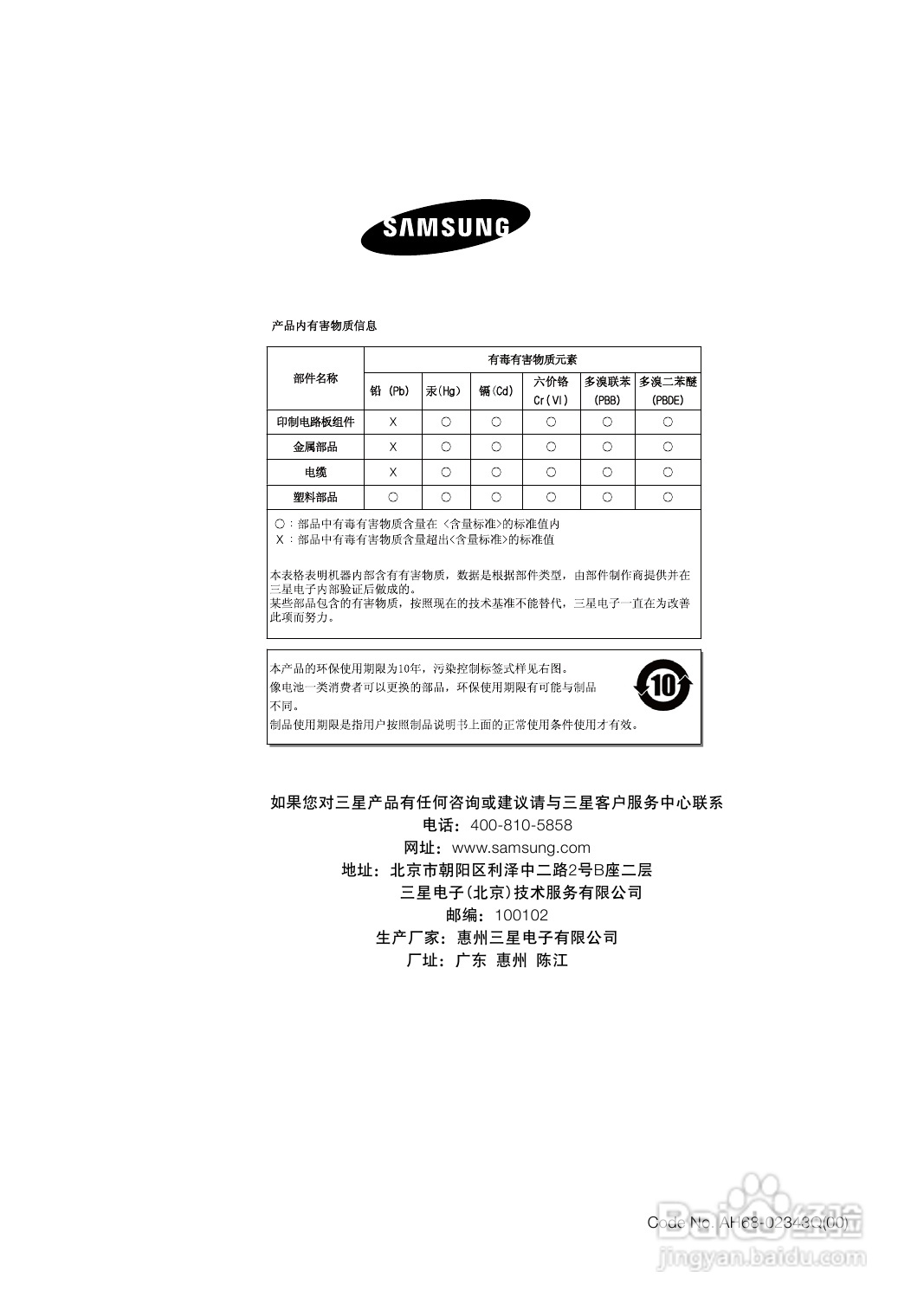三星HW-D551壁挂式音响使用说明书:[2]