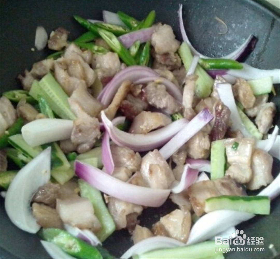 家常小炒—青椒肉片