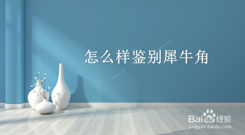 怎么样鉴别犀牛角