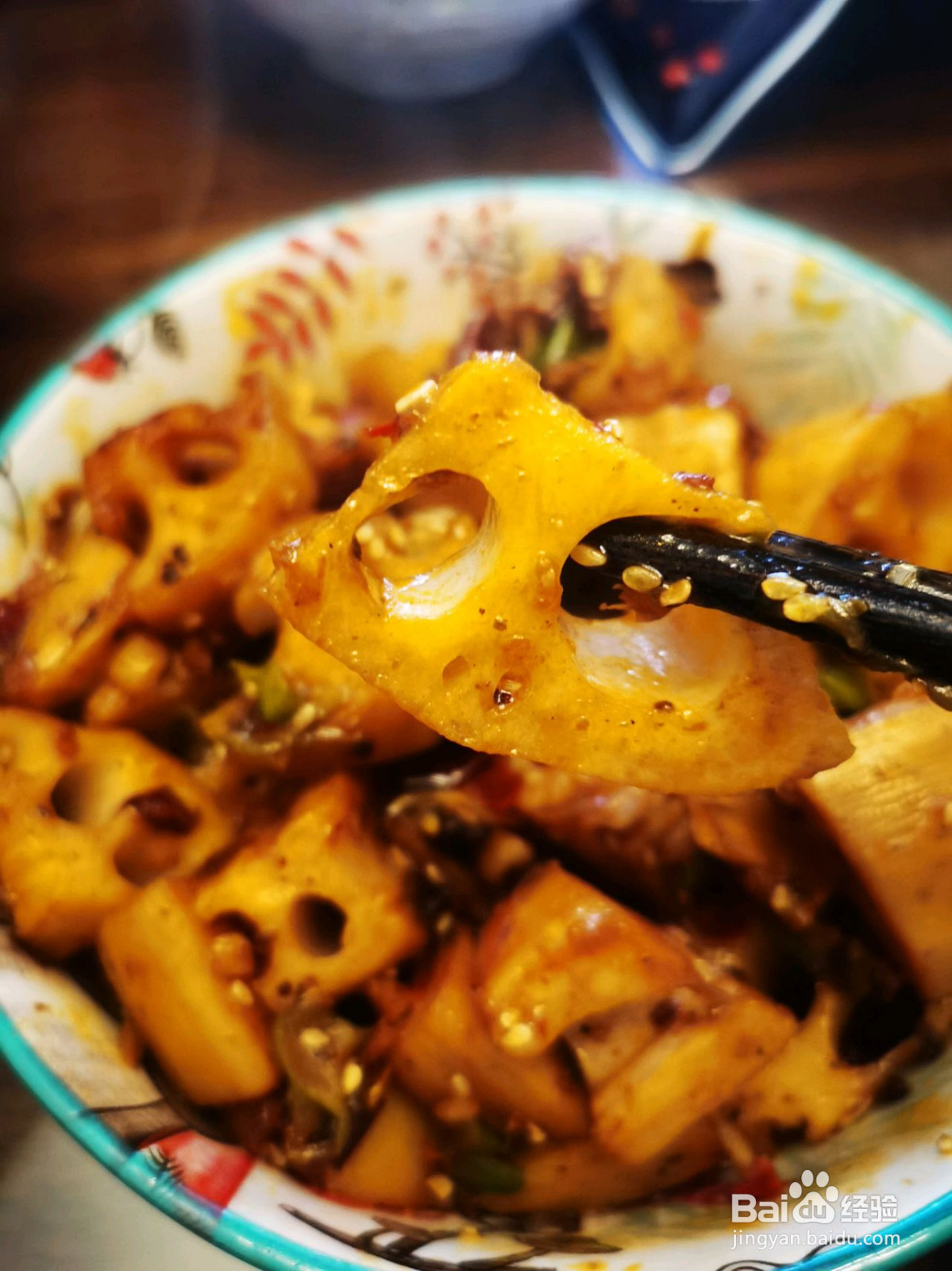 麻辣鲜香的炒藕丁的做法