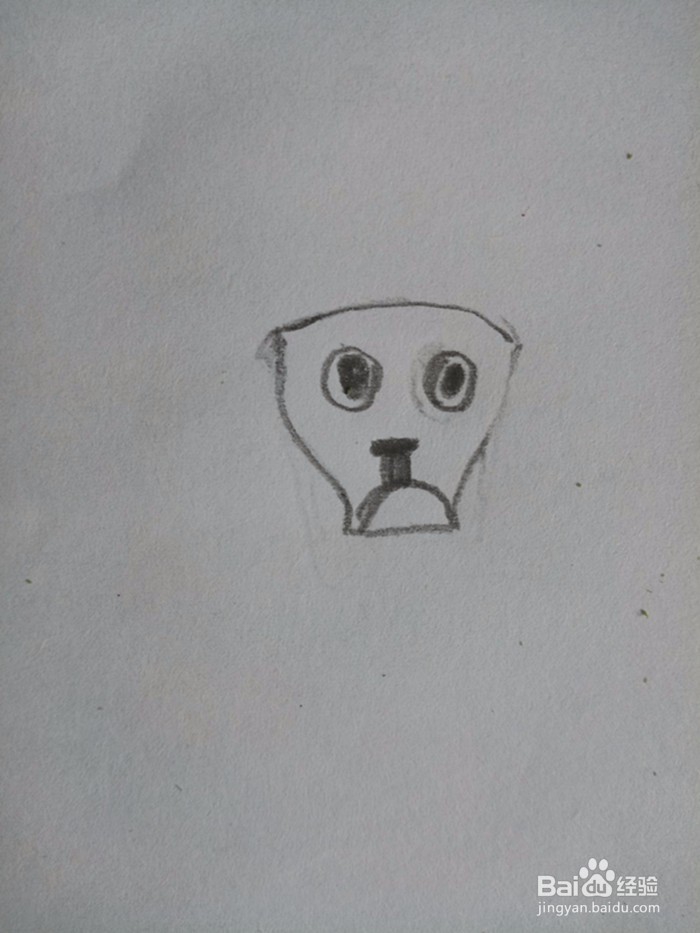 狗狗的简笔画