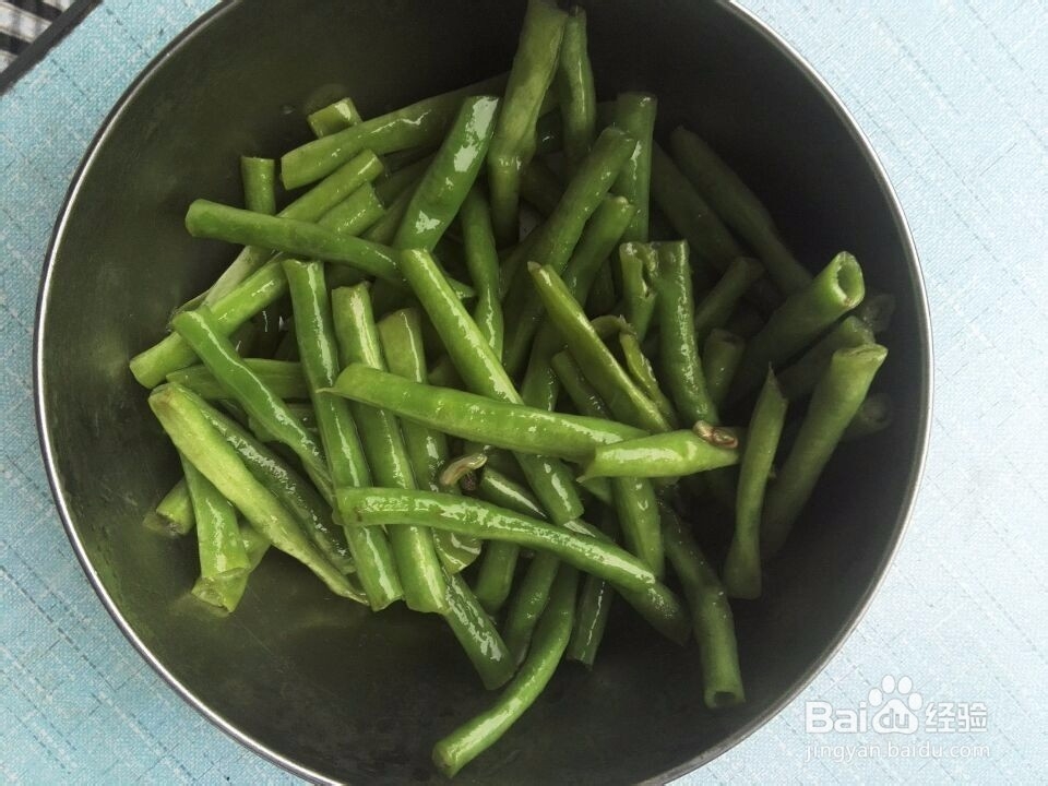 小夏的午饭之清炒豇豆