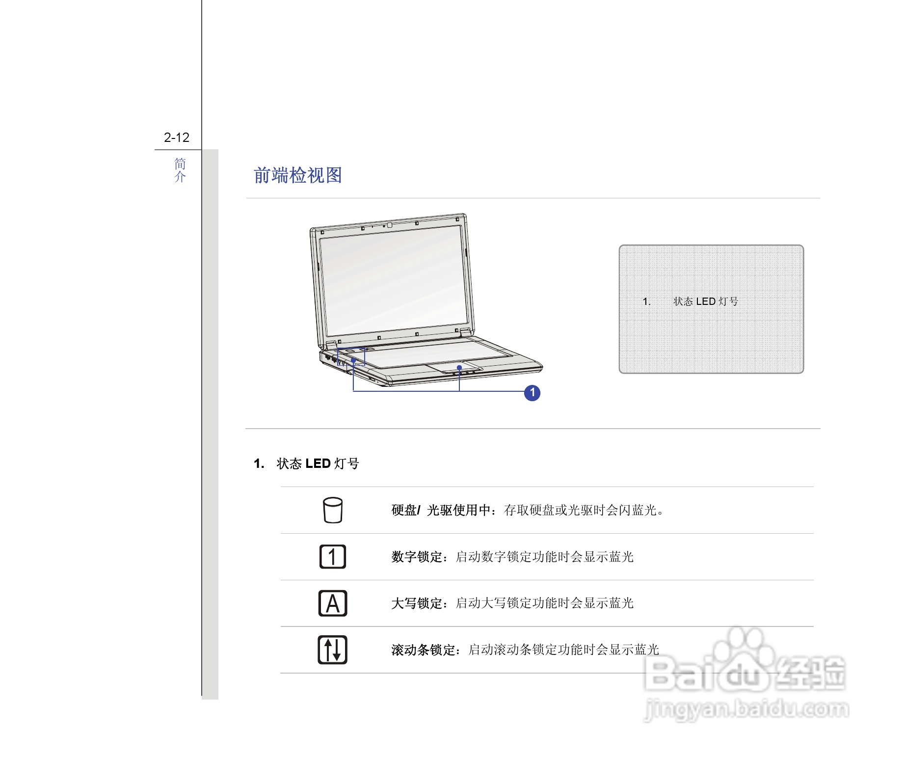 微星MSI CR460笔记本电脑使用说明书:[4]
