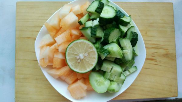 减脂蔬果汁 青瓜哈密瓜汁