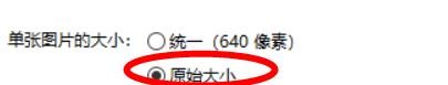 Picasa3单张图片的大小怎样设置为原始大小