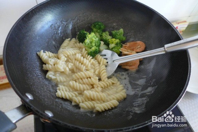 北极虾意面的做法