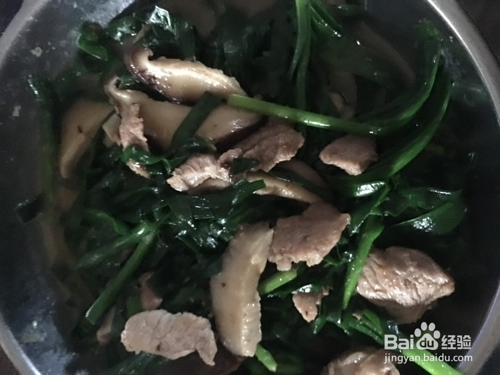 瘦肉炒韭菜的做法