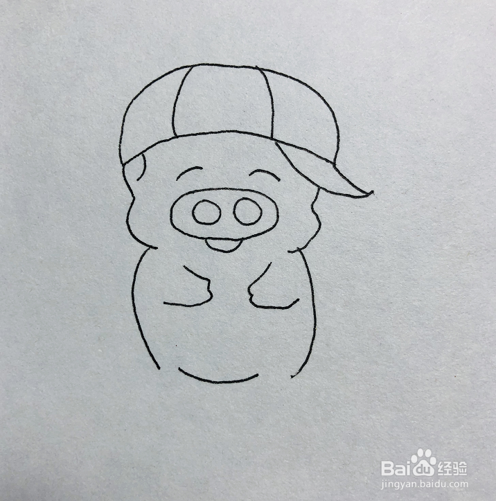 简笔画之麦兜的绘画方法