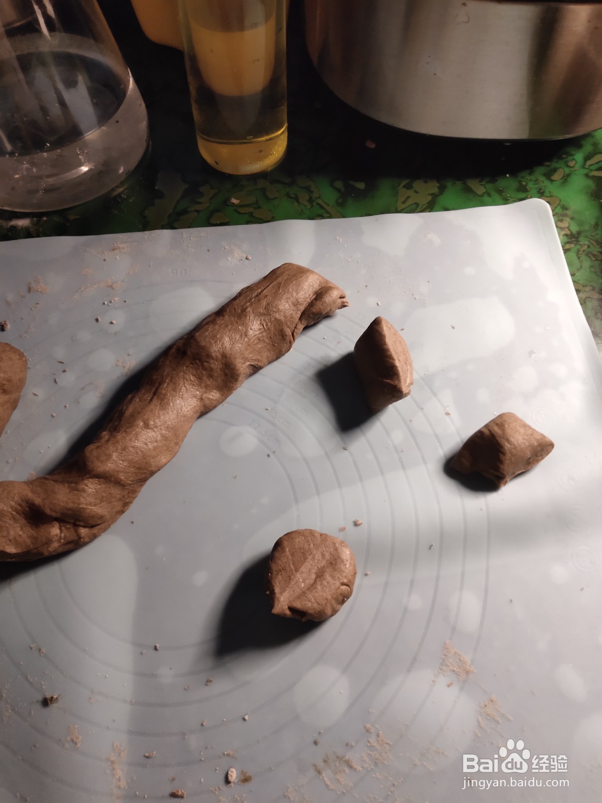 豇豆干菜荞麦饼