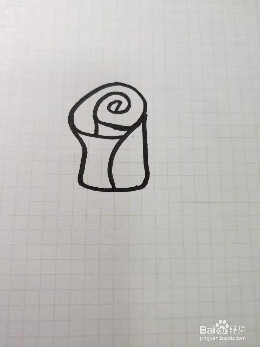 如何画玫瑰花简笔画？