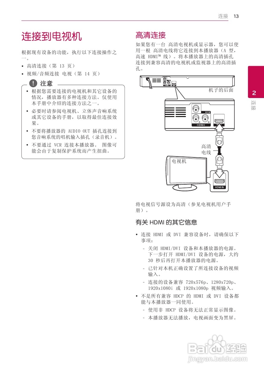 LG BD620蓝光播放器使用说明书:[1]