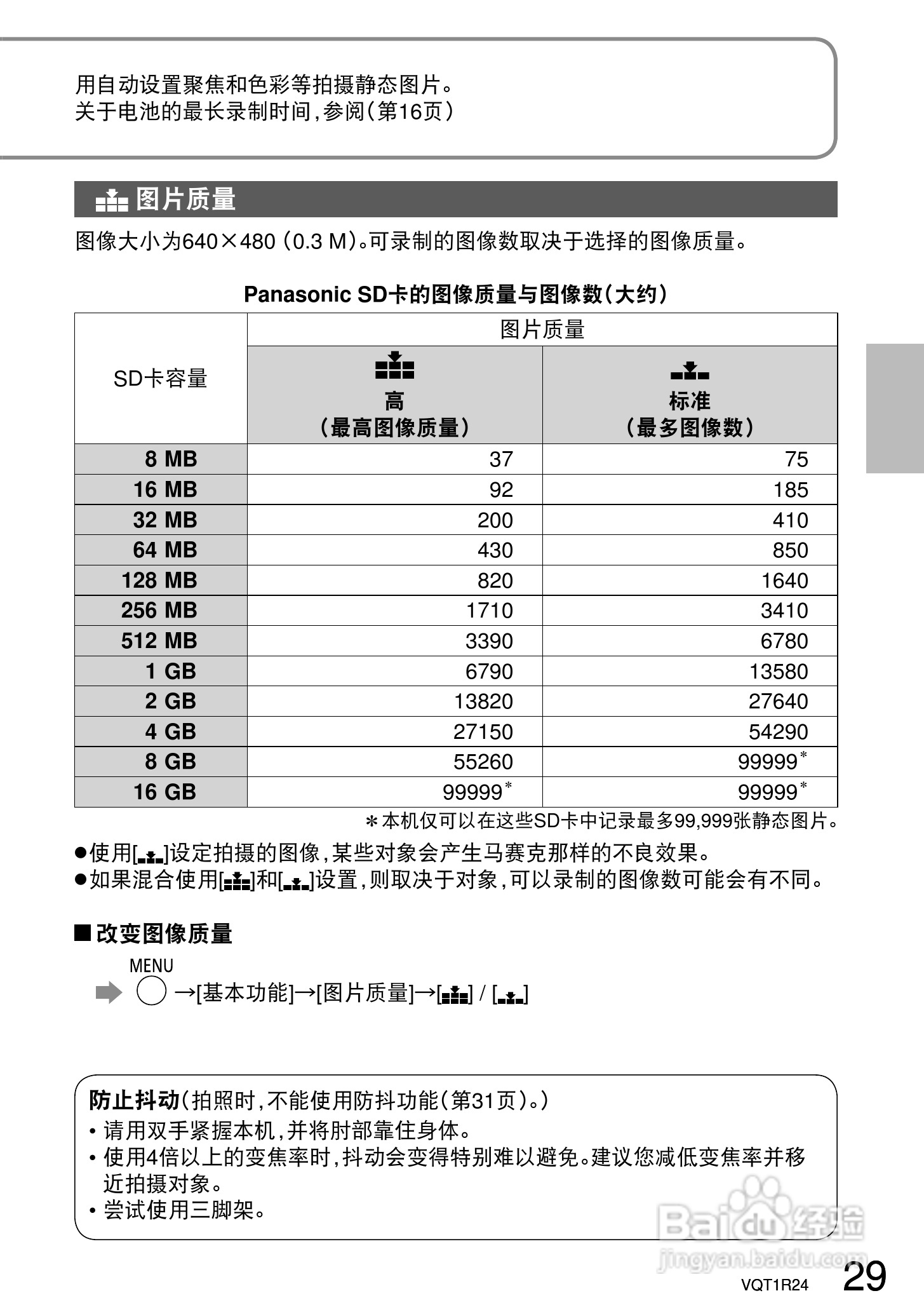 松下SDR-S7GK数码摄像机使用说明书:[3]