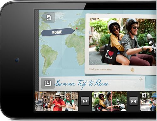 iPod touch的视频剪辑功能