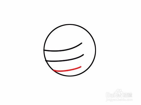 简笔画--排球怎么画
