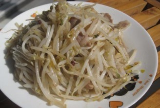 炒绿豆芽，速成