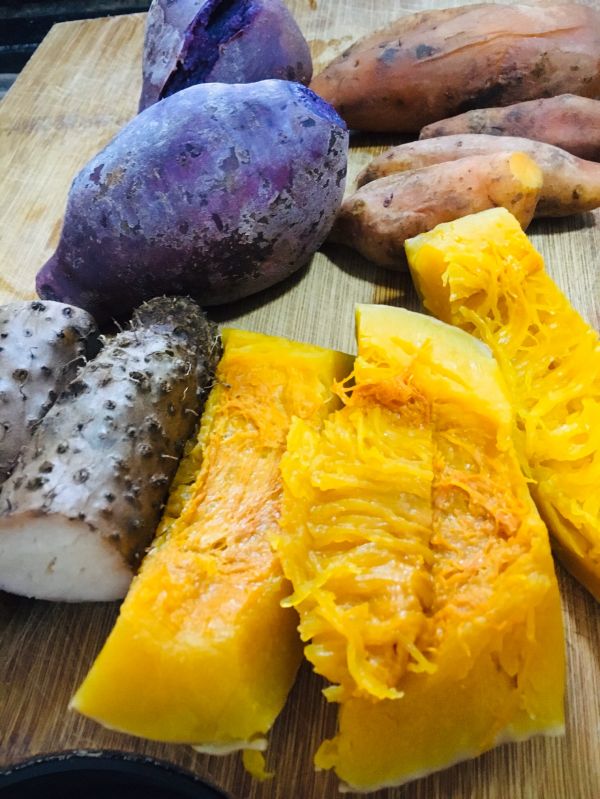 自制Q弹三色芋圆