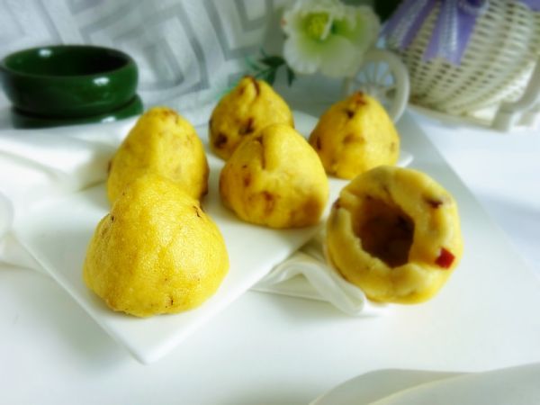 杂粮红枣窝窝头