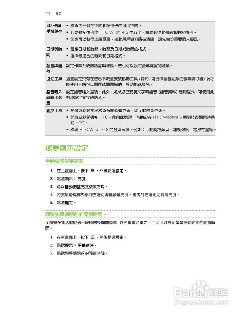 多普达 HTC Wildfire S A515c手机使用说明书:[15]