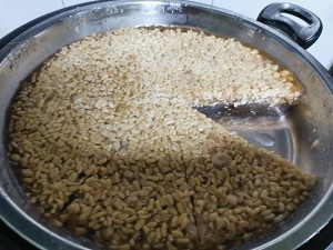 双层马蹄燕麦糕