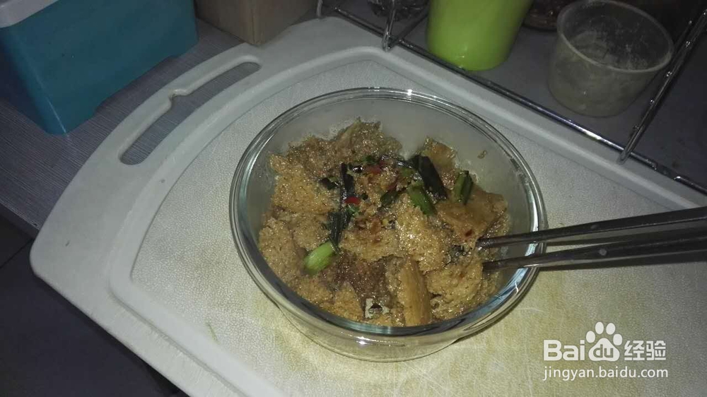 青蒜炒烤麸，绝对美味！