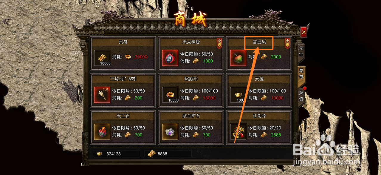 御龙战仙的菩提果在哪里可以买到