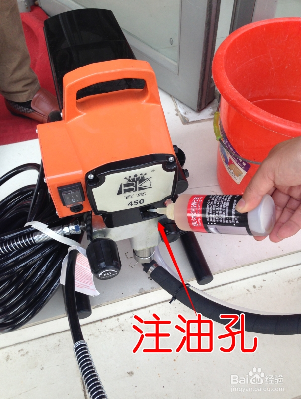 高压无气喷涂机(百克450款)标准安装使用教程