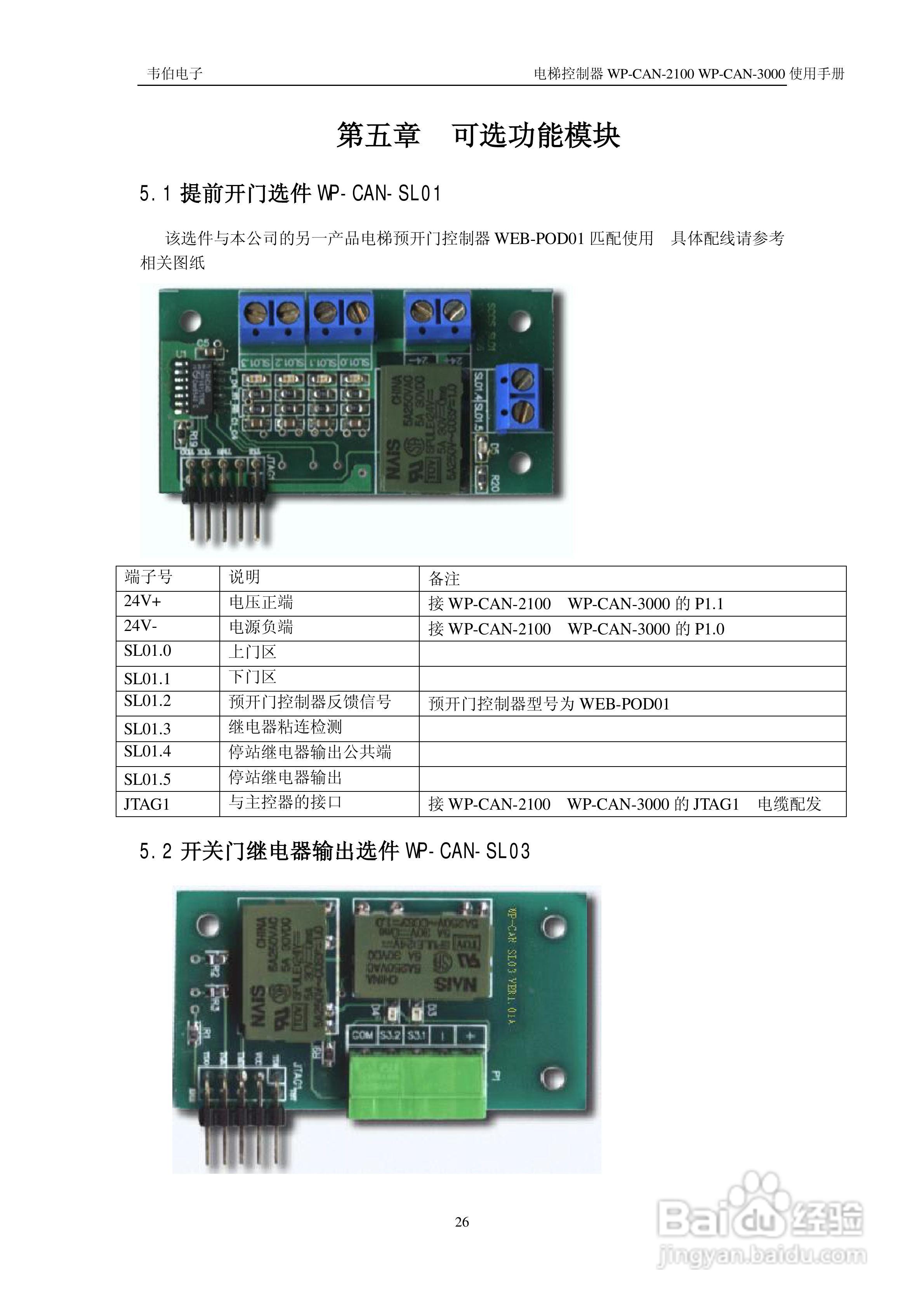 无锡中秀WP-CAN-2100/WP-CAN-3000电梯控制器205E用户:[4]