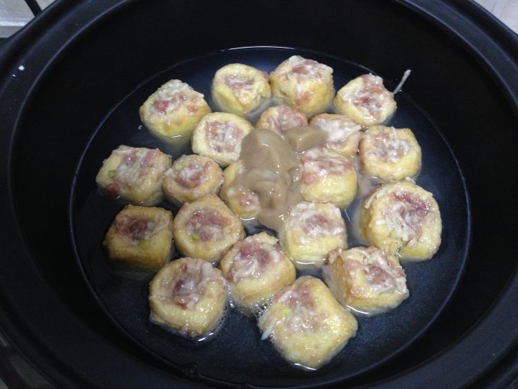 油豆腐塞肉炖白菜,我来教你做!