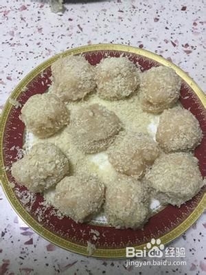 食补养生香酥鸡肉马蹄丸的做法