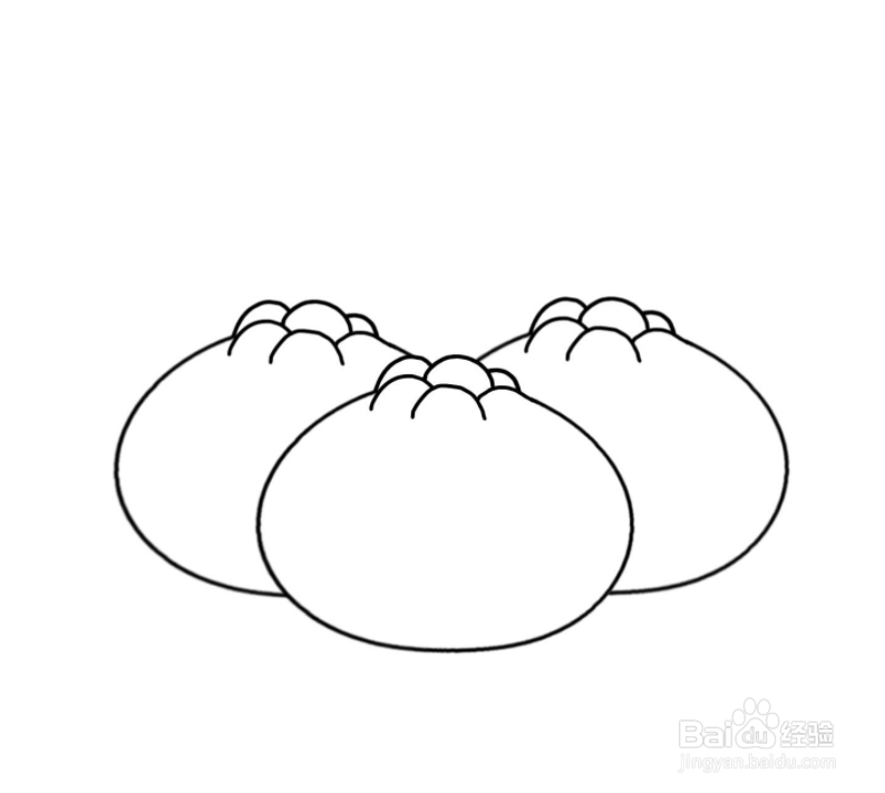 小笼包简笔画怎么画(儿童简笔画)