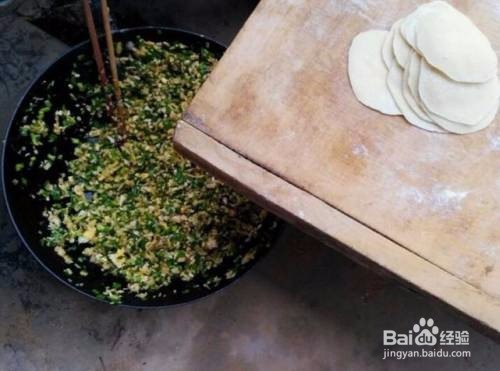 用土豆做馅的饺子