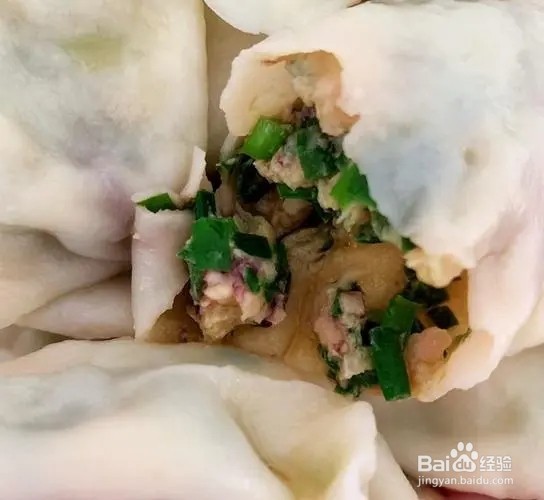 皮皮虾韭菜饺子