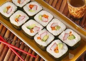 好大大炸鸡排千岛鸡肉寿司做法
