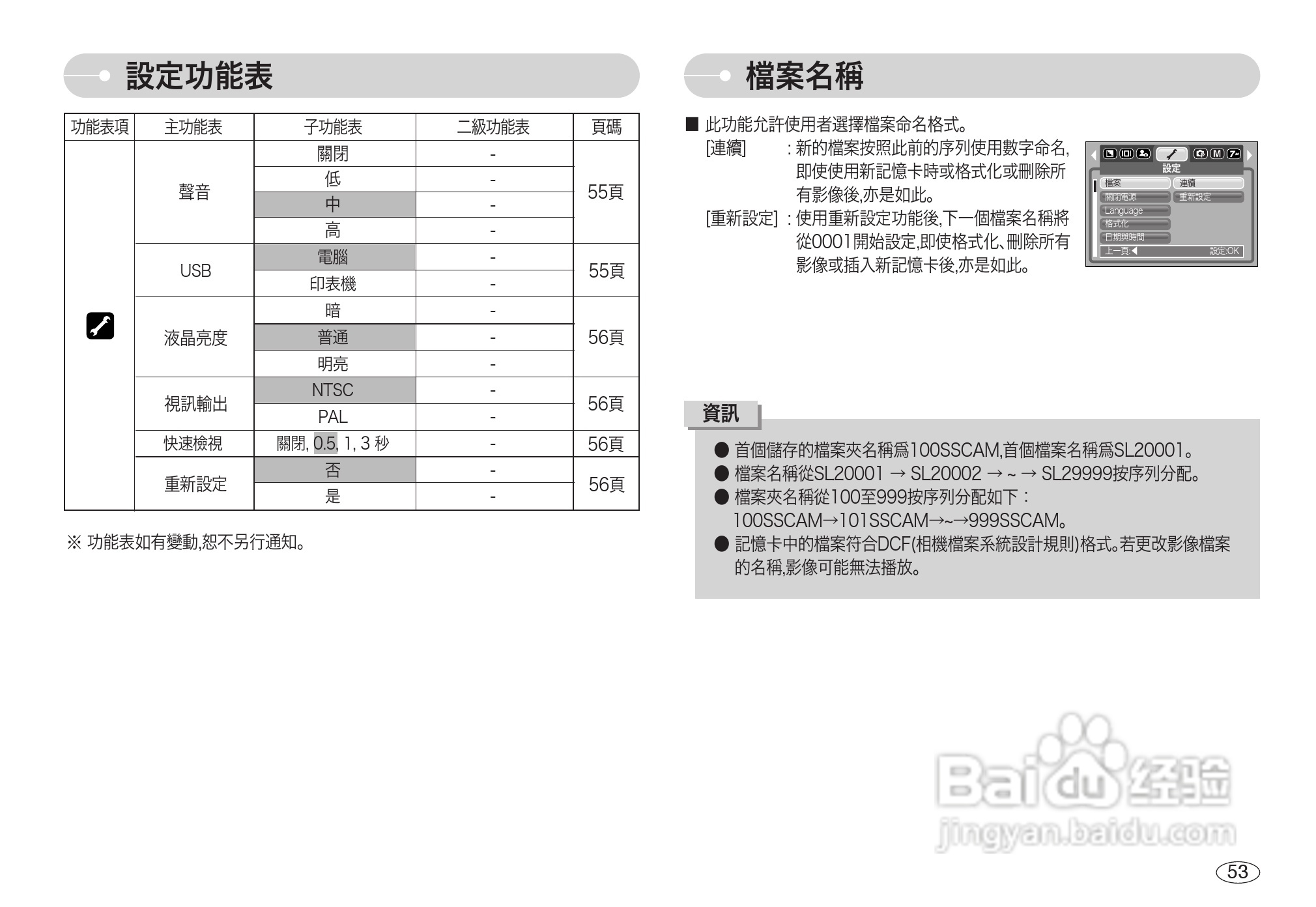 三星L700数码相机使用说明书:[6]
