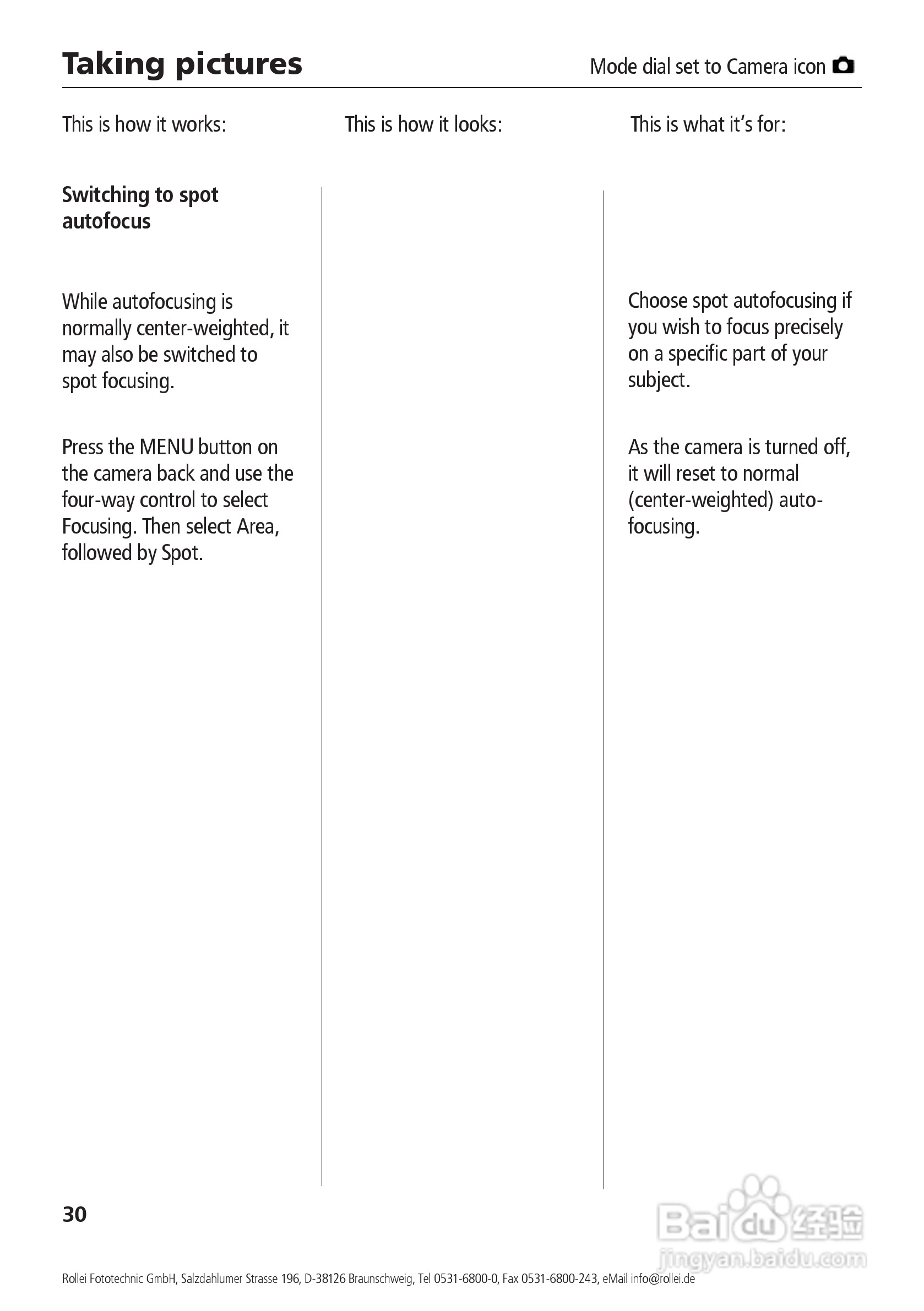 Rollei d41 com型数码相机说明书:[3]