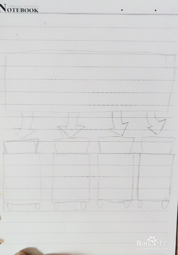 手绘垃圾分类卡通宣传插画