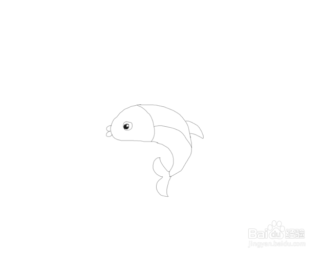 幼儿简笔画小海豚如何画