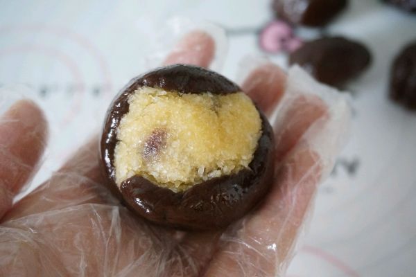 椰蓉蔓越莓可可月饼