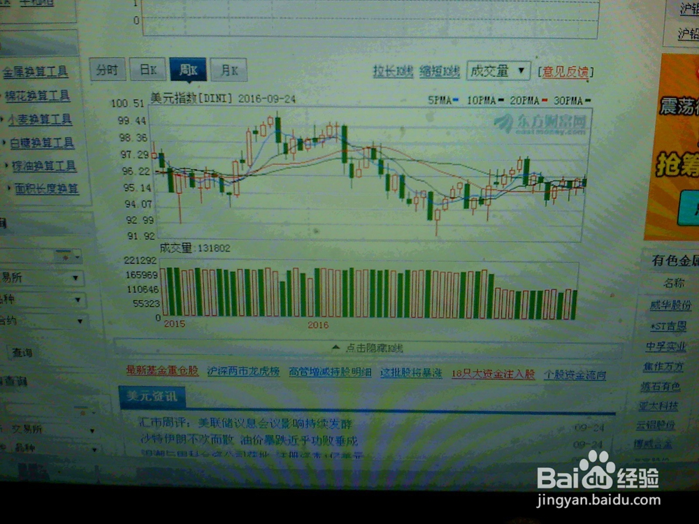 老年人怎样在外汇交易市场看美元即时走势