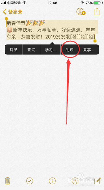 iPhone怎么开启朗读功能