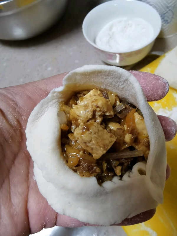 酸菜豆腐粉条大包子