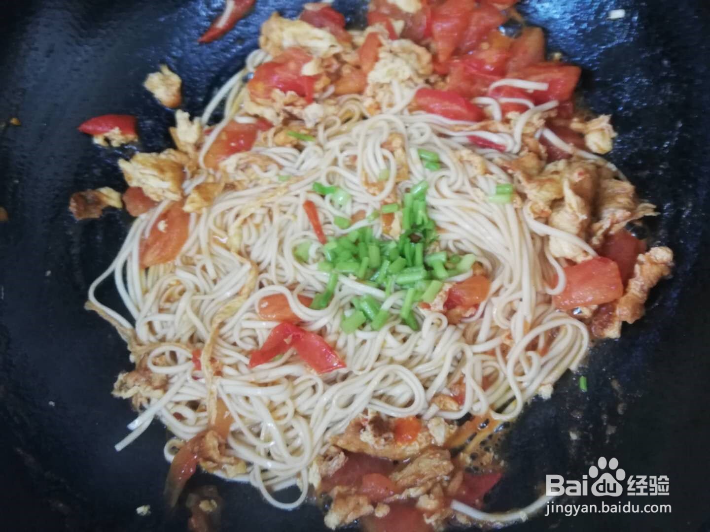 茄汁蛋炒面的做法